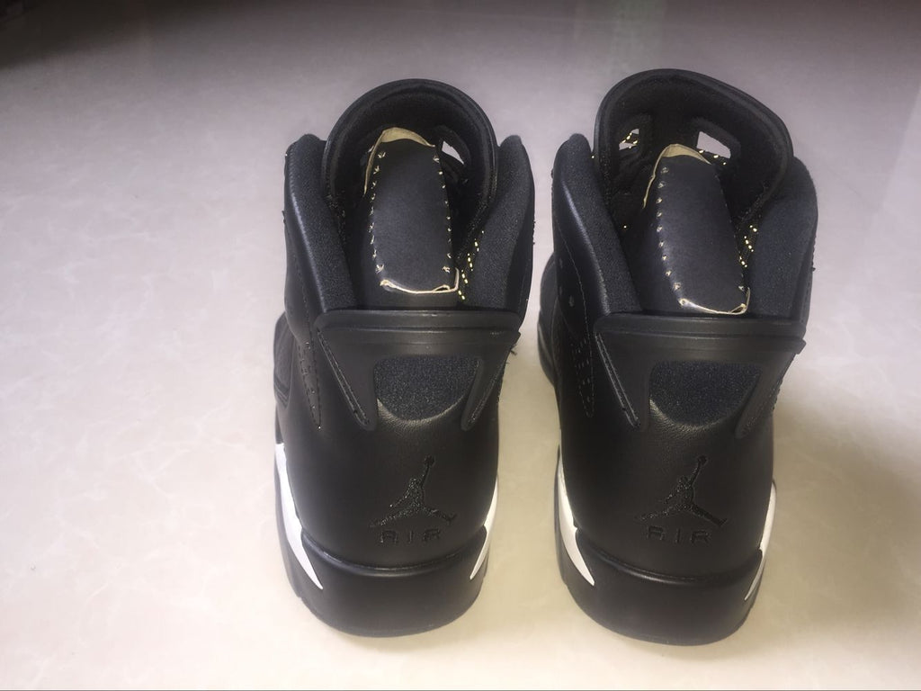 Jordan 6 Retro Black Cat Black and White High-Top Sneakers