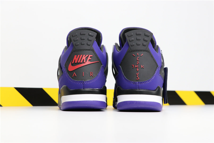 Jordan 4 Retro Purple Suede Sneakers 308497-406