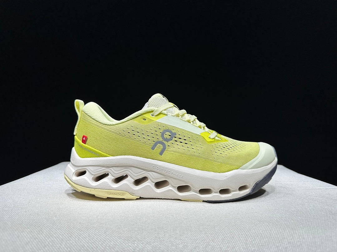 On Cloudsurfer Trail 2 Trail Running Shoes, Ivory Lime