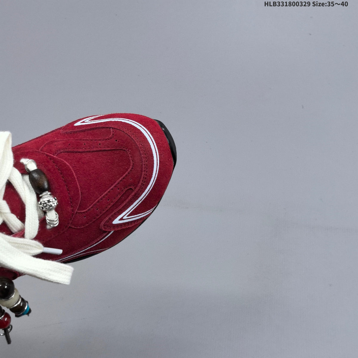 GG-CC Low-Top Chunky Sneakers in Burgundy