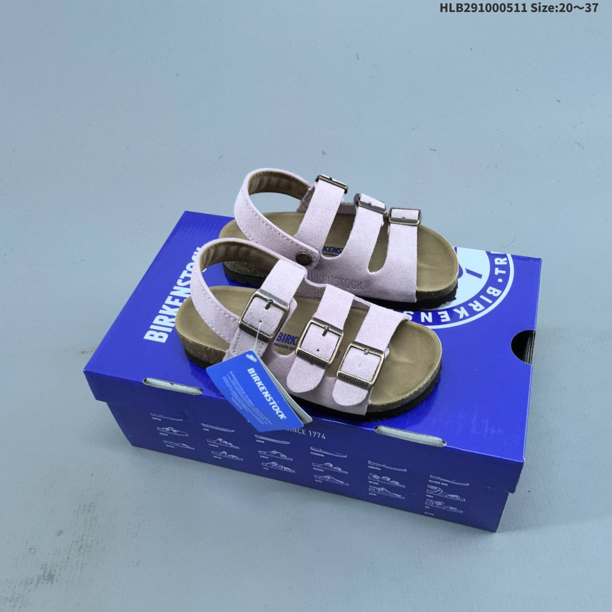 Birkenstock Kids Three-Strap Sandals, Assorted Colors HLB291000511