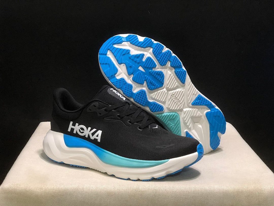 HOKA Arahi 8 Running Shoes, Black Blue