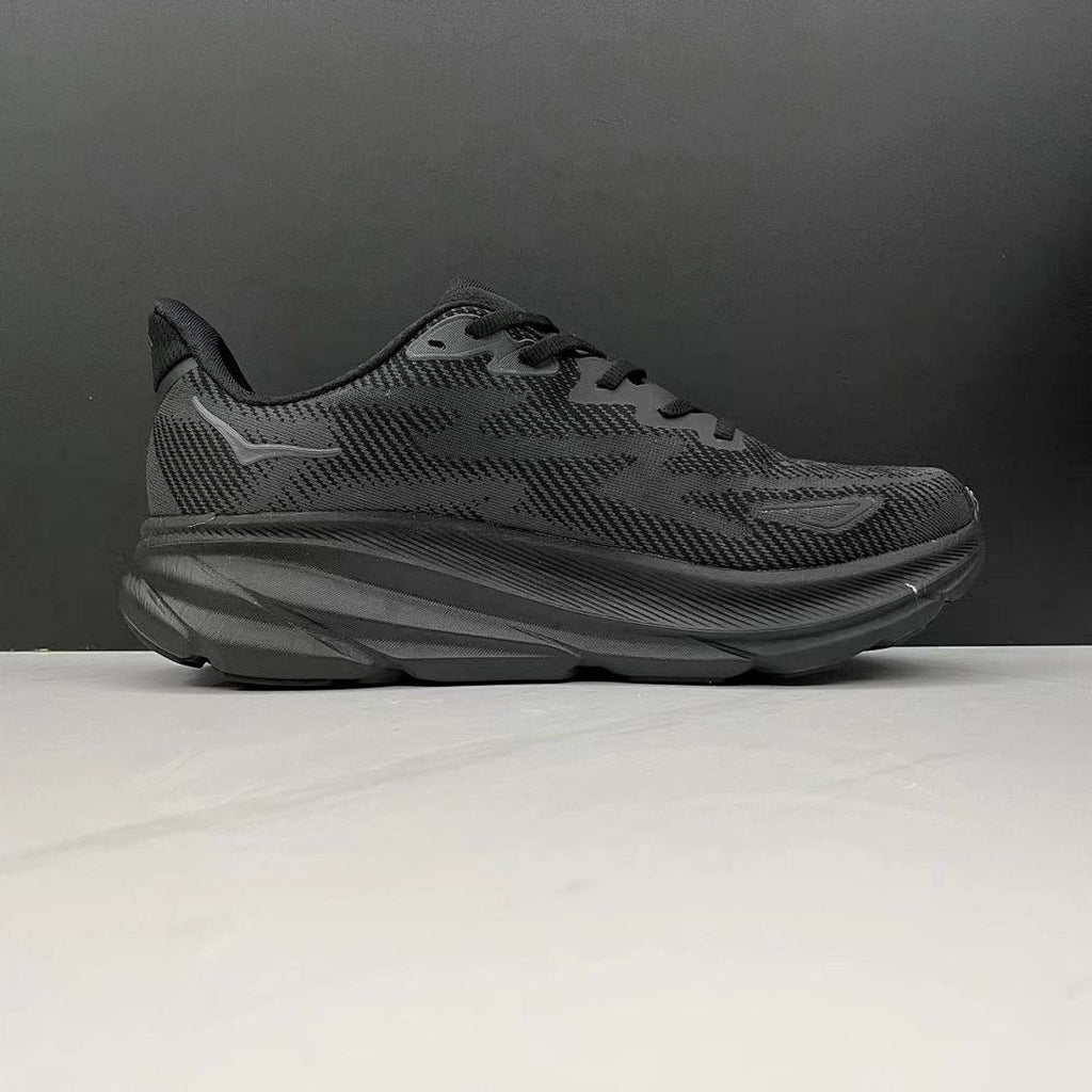 HOKA Clifton 9 Black Running Shoes
